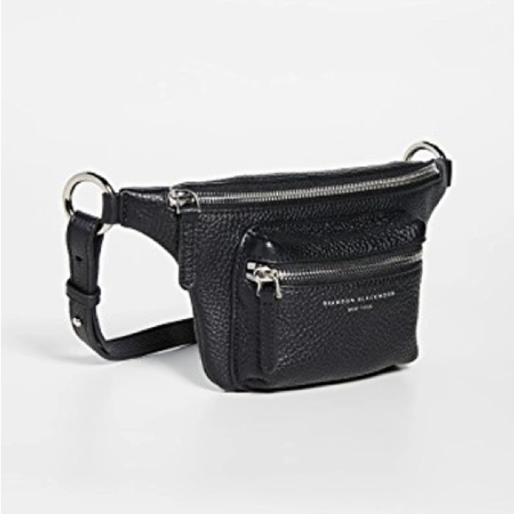 Brandon Blackwood
Braulio Belt Bag in black.